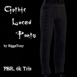 Gothic Laced Pants
