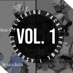 : ̗̀➛ [ Asset ] Lychee's Ashbeast Clothing [ VOL. 1 ]