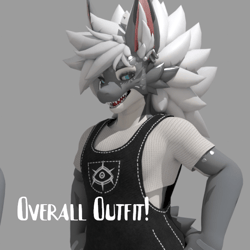 : ̗̀➛ [ Asset ] Ashbeast Overalls Outfit