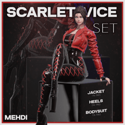 Scarlet Vice Set [VR BASE E-GIRL]