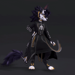 Novabeast - Tech wear - S01_SL & SK01 & P02 - Shirt & Skirt & Pants