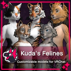 Kuda's Felines 2.0 - Model and Avatar Pack