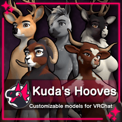 Kuda's Hooves - Model and VRC Avatar Pack