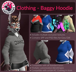 Kuda's Clothes - Baggy Hoodie