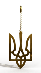 Ukrainian Trident Earring
