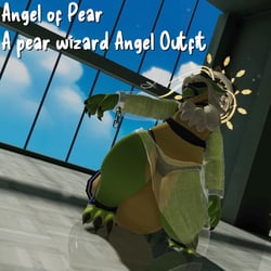 Angel of Pear - A pear wizard angel outfit
