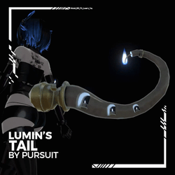 [Festive Series]: Lumin's Tail + Azure Flame (Fire vfx) (Jinxxy-Ver)