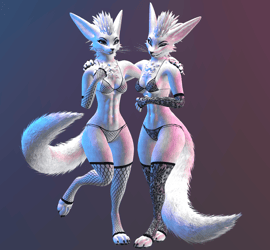 Lace And Fishnet Textures For Magpie V.6