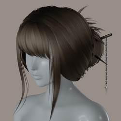 Hair - Bun w/ Chopsticks
