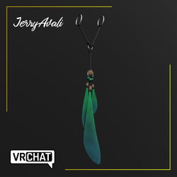 ✦ Earrings Feathers Jerry Avali ✦
