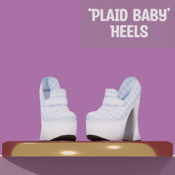 'Plaid Baby' Heels