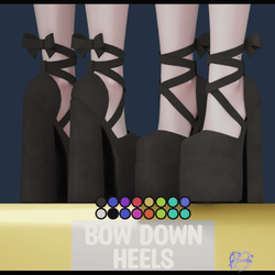 Bow Down Heels  |  VrBase & SlimFit