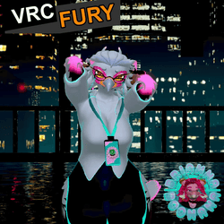 Cecilia The Secretary Bird Avatar | VRChat | AudioLink | GoGoLoco