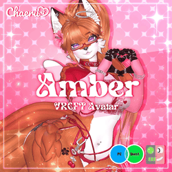 Amber by Chaerii 💗 VRCFT | PC & QUEST | Furry Avatar