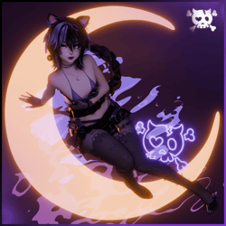 Tsuki | Vrchat Moon Kitty Femboy/Female