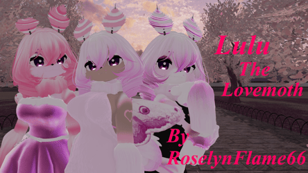 (FACETRACKING) (QUEST) Lulu the LoveMoth VRChat Deira Furry Avatar