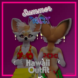 Summer Outfit Hawaii Tradi & Modern  (Fennek Outfit)