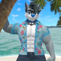 Male Winterpaw Canine - Buttoned Shirt