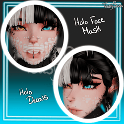 ♨ Holo Mask + Decals