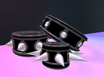 Spiked Audiolink Bracelets 