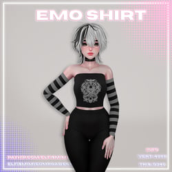 Emo shirt + Choker! 