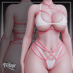 'Affliction' Shibari Harness + Bikini Set