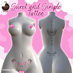 Sweet and Simple Tattoo for Panda and Zinfit