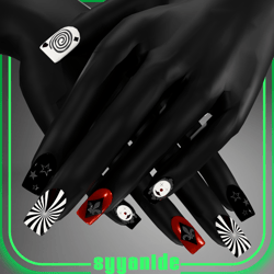 Circus Clown Nails