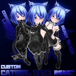 [VRC] Custom Catgirl Base [Commercial MEGAPACK]