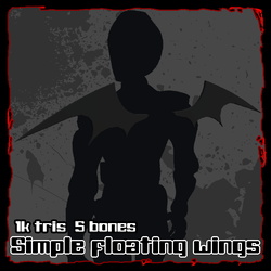 simple floating wings (bat/demon/imp)