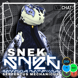 Snek the Cybernetic Snake Avatar Vrchat 3.0 [PC] & [Quest]
