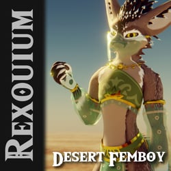 Desert Femboy Outfit for the Rexouium