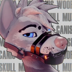 Skull Muzzle for the Canis Woof