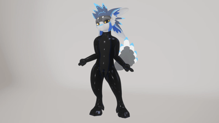 Latex Catsuit for Spiri'vali