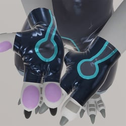 Latex Short Gloves For Spiri'vali - with Ultra Presets!