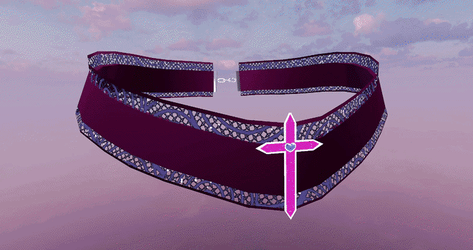 Lace Cross Choker