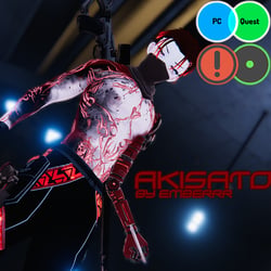 Akisato - Cybernetic Sniper (VCC/SPS/Quest/Green Ver.) Unity 2022