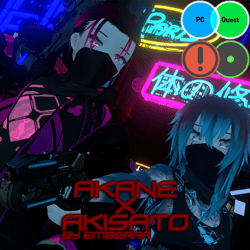 Cybernetic Sniper Couple - Akane x Akisato (VCC/SPS/Quest/Green Ver.) Unity 2022