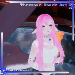 Thresher Shark Set + Collar | NOT AN AVATAR |
