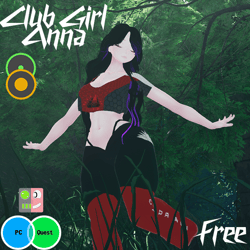 Club Girl Anna | SFW | Green | FREE