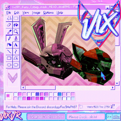 f-UR1 - The CUSTOMIZIABLE AUDIOLINK LOW POLY CYBORG FURRY HEAD - by VIX