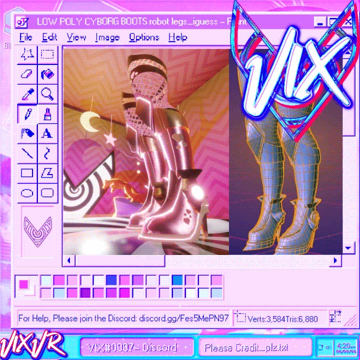 Customizable Cyborg Legs Armor Blendshape Boots lol KEYWORDS