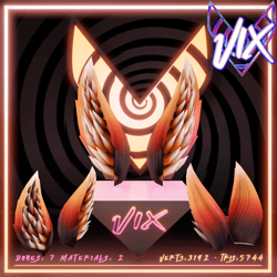 FREE LOW POLY FOX EARS for VRChat VRM Models w/ PHYSBONES - UPDATED! (2024)