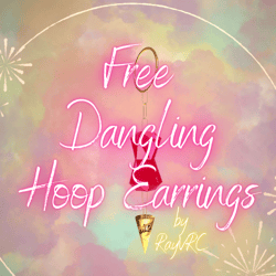 Free Dangling Hoop Earrings