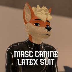 Latex Bodysuit for the Winterpaw Masculine Canine