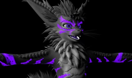 Painted Drake Rexouium Texture