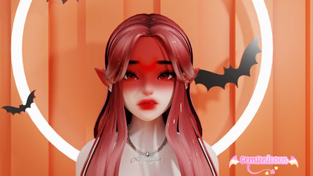 Witch makeup for Ameila head
