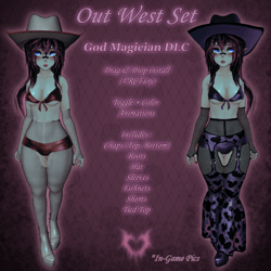 Out West set || God Magician DLC - Personal License