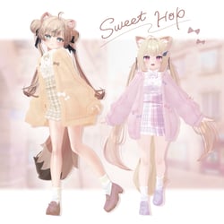 [6 Avatar Compatible] Sweet Hop [for VRChat]