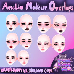 Amelia Head Makeup Overlays (free in nitro)